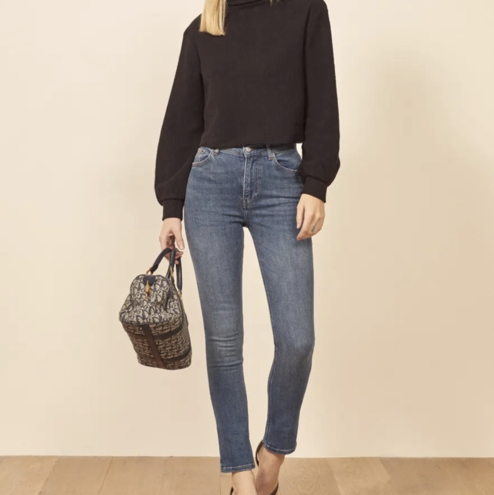 Reformation Harper High Rise Skinny